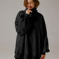 Oversize sweatshirt med rullekrave - Elegant komfort 